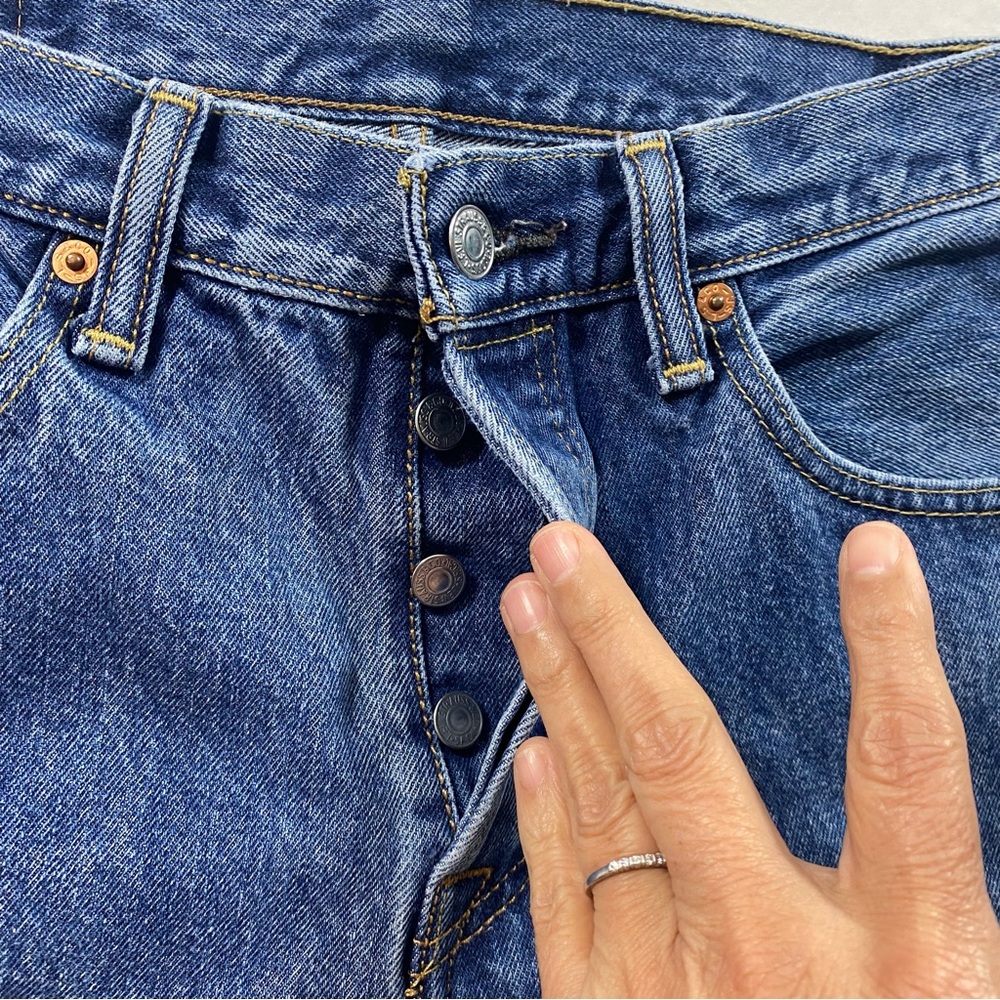 Levi's Blue Straight Jeans Classic Style Denim jeans - Picture 2 of 9